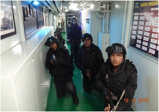Search Operation Onboard Kri Teuku Umar