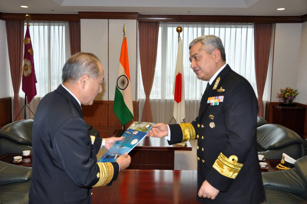 With Admiral Katsutoshi Kawano, COS, Joint Staff, JSDF