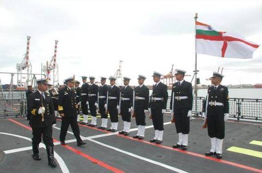 Guard of Honour for C-in-C Eas