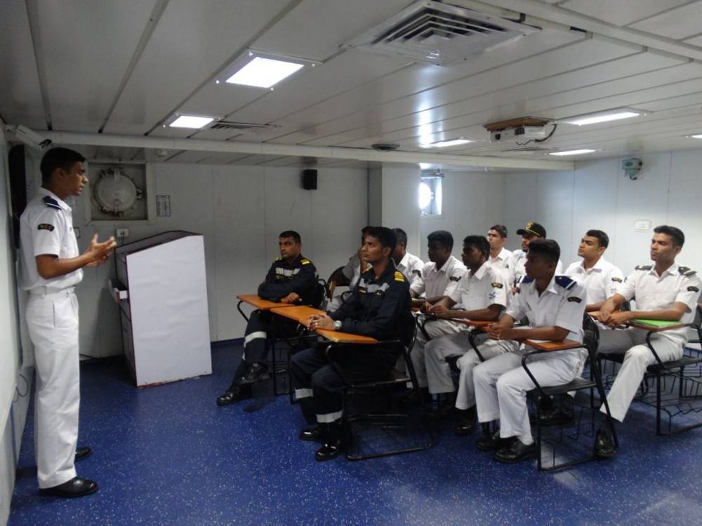 Captain SR Ayyar, Embarked on board INS Tir
