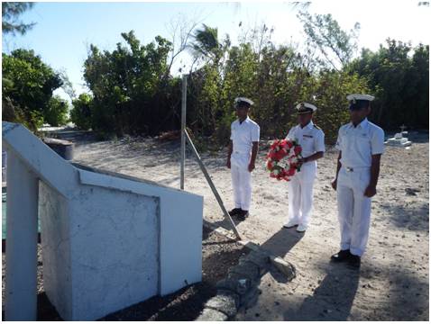 Paying Tribute to Indian Navy Sailor