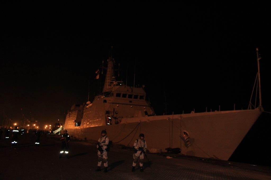 INS Sumitra at Aden Port