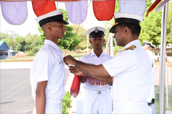 Passing Out Parade of Artificer Apprentice and Yantrik of Batch 01/2018 at INS Chilka