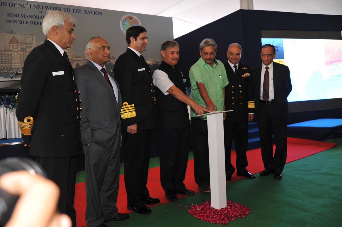 Defence Minister Shri Manohar Parrikar Inaugurates IMAC, a Navy-CG Joint Operations Centre