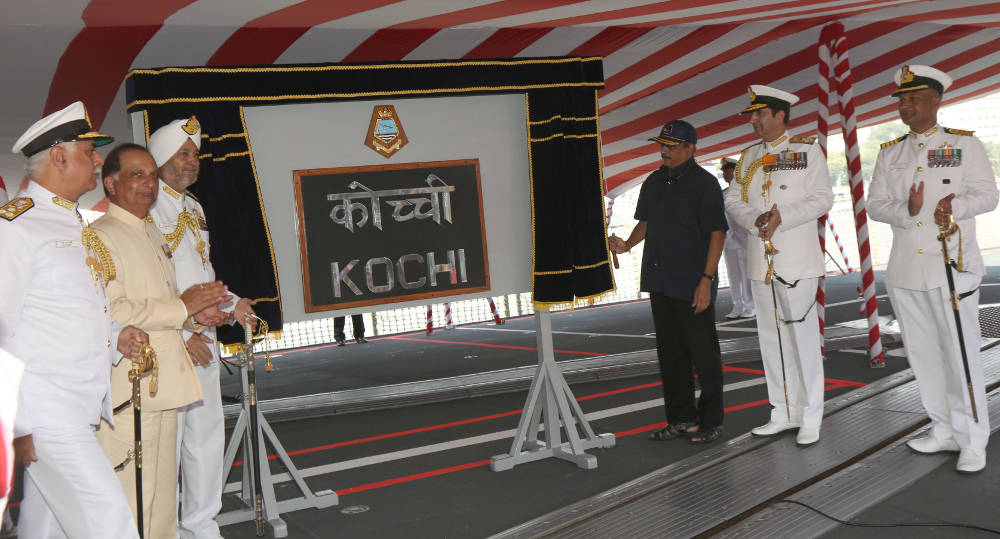 INS Kochi commissioned at Mumbai