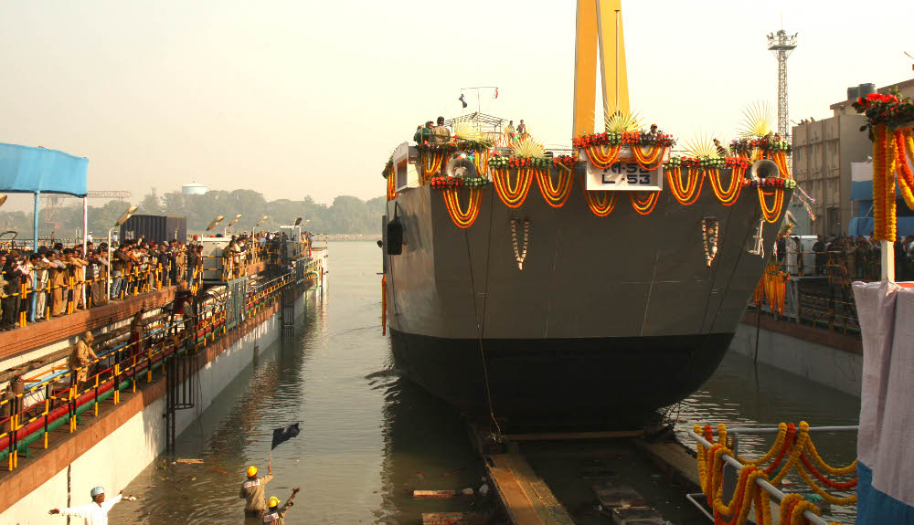 3rd LCU of Mk IV Project launched by GRSE