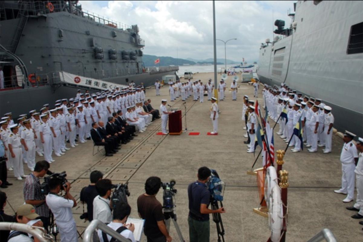 Reception Ceremony of IN Ships
