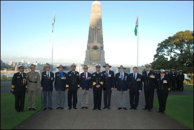 Wreath Laying Ceremony at State War Memorial, Western Australia
