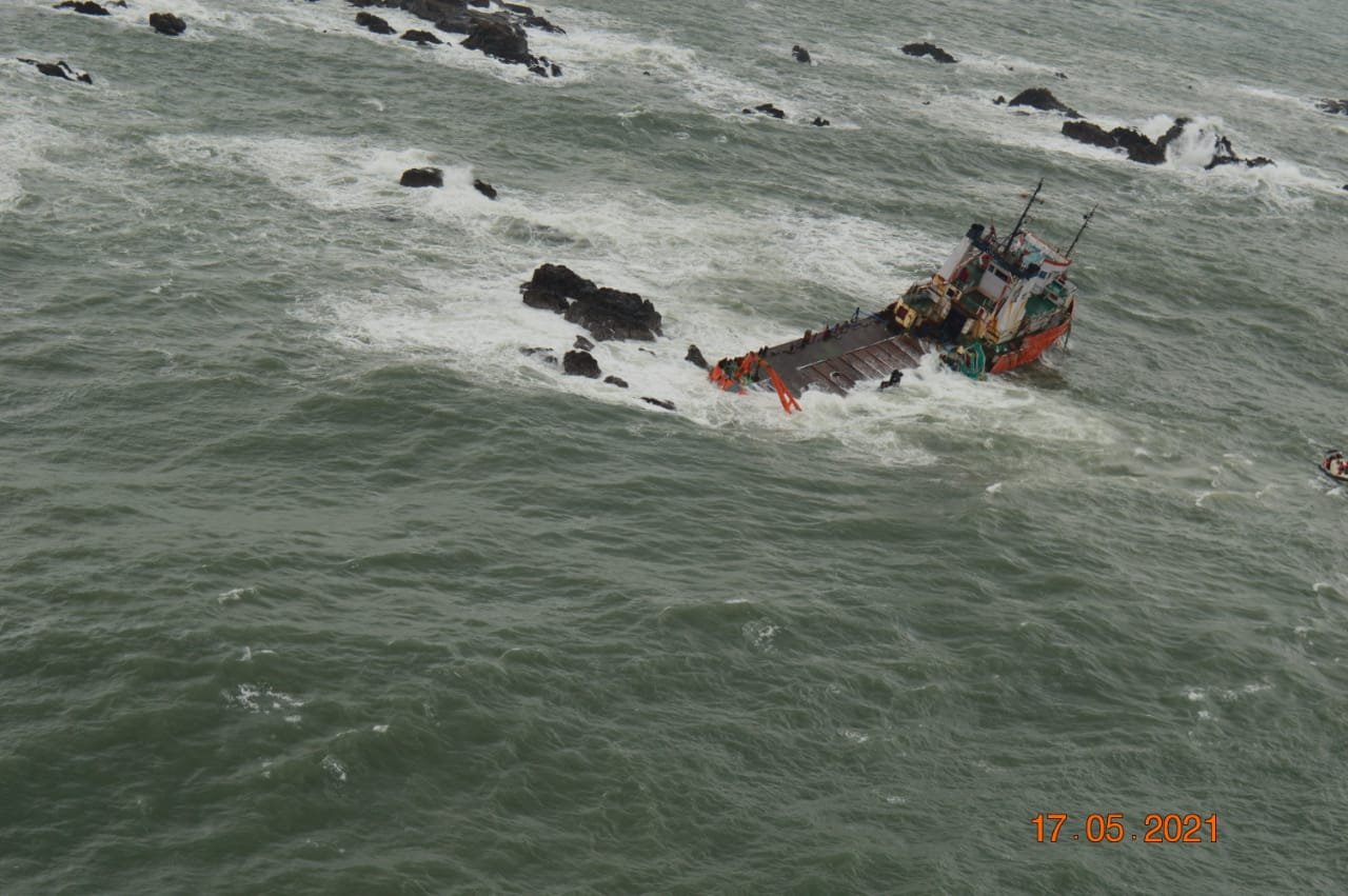 Cyclone Tauktae: Indian Navy Engages in Multiple Search and Rescue Missions Along Indian West Coast