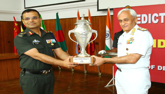 Chief of the Naval Staff Presides Over Valedictory Function of Higher Defence Management Course at College of Defence Management