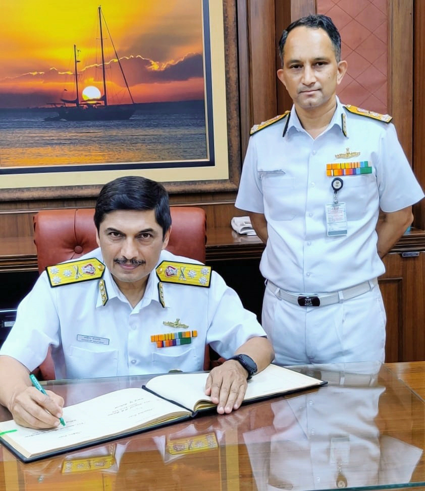 Vice Admiral Sandeep Naithani, AVSM, VSM Assumed Charge as the Chief of Materiel
