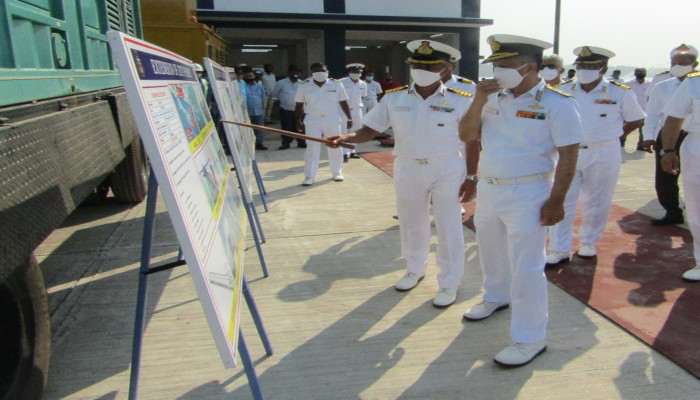 Inauguration of Extension of Naval Jetty Phase-II at Naval Wharf, Haddo