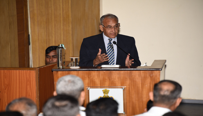 Admiral Arun Prakash (Retd) Former Chief of the Naval Staff, Interacts With Flag Officers and Commanding Officers of Eastern Naval Command