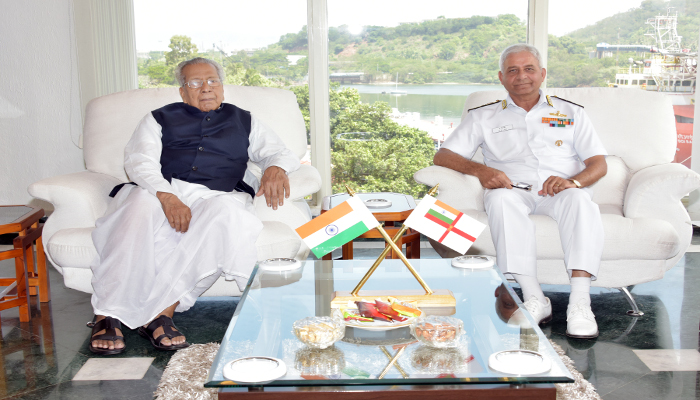Governor of Andhra Pradesh on Maiden Visit to Eastern Naval Command