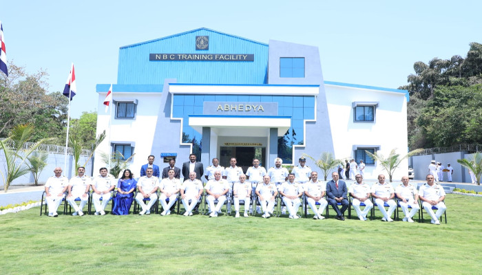 Admiral Sunil Lanba Commissions Nuclear, Biological, Chemical Training Facility -  Abhedya, at INS Shivaji, Lonavala
