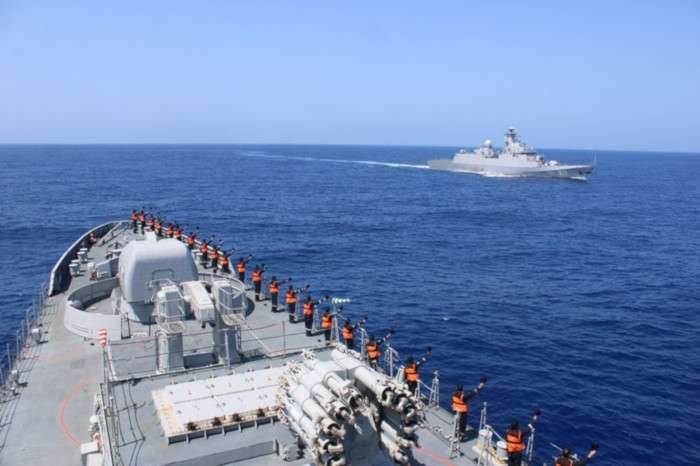 अल्जीरियाई नौसेना के साथ भारतीय नौसेना का पहला अभ्यास