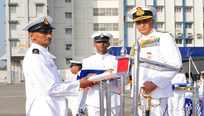 INS Shikra Hosts Naval Investiture Ceremony
