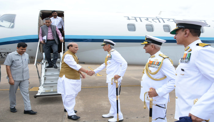 Hon’ble Raksha Mantri Shri Rajnath Singh Visits Eastern Naval Command