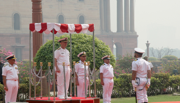 Admiral John Michael Richardson, Chief of Naval Operations United States Navy Visit to India