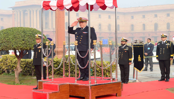 06 से 09 जनवरी 2019 तक एडमिरल क्रिस्टोफ प्राजुक, नौसेनाध्यक्ष, फ्रांसीसी नौसेना का भारत दौरा