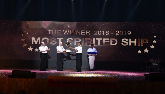 INS Satpura Wins ‘Best Ship’ Trophy