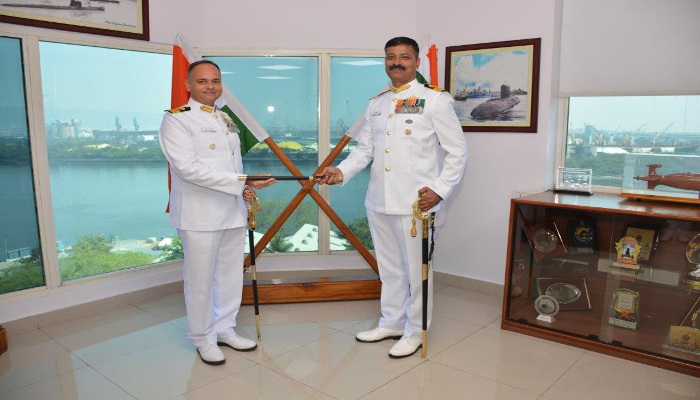 Commodore K Venkatraman, VSM Assumes Charge as Commodore Commanding Submarines (East)