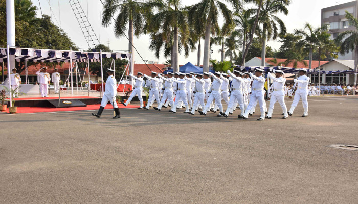 Republic Day Parade Held at  Eastern Naval Command