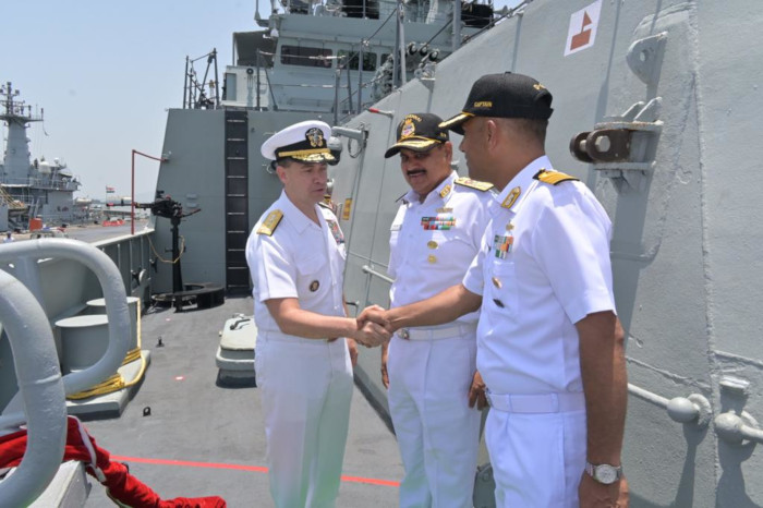 Visit of VAdm Brad Cooper, Commander US Naval Forces Central Command to HQWNC 29 - 31 May 2023