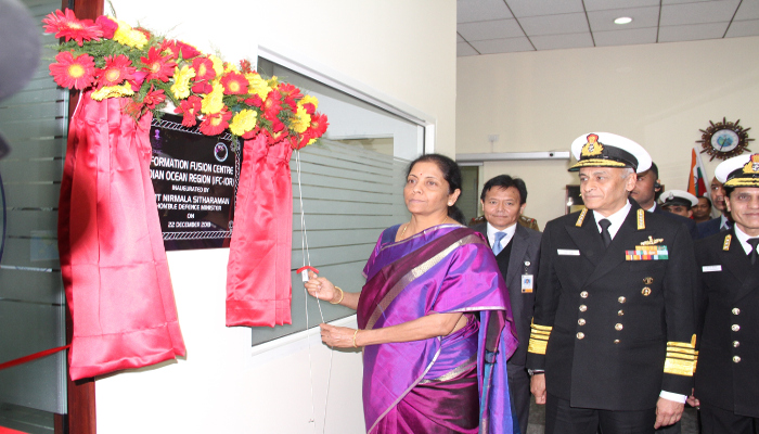 Hon'ble Raksha Mantri Inaugurates Information Fusion Centre – Indian Ocean Region (IFC-IOR)