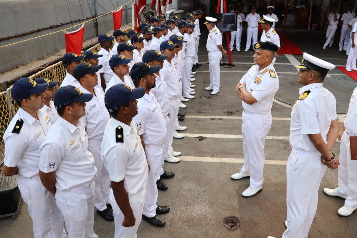Visit of The Chief of The Naval Staff to Eastern Naval Command, Visakhapatnam
