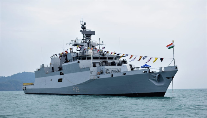 INS Kadmatt at Langkawi, Malaysia to Participate in LIMA-19