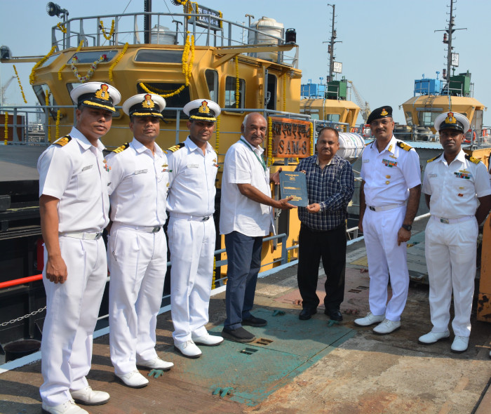 Delivery of second MCA Barge, LSAM 8 (Yard 76)