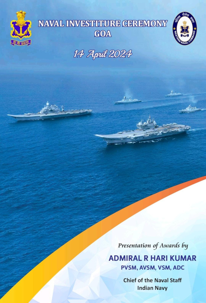 Curtain Raiser Naval Investiture Ceremony 2024