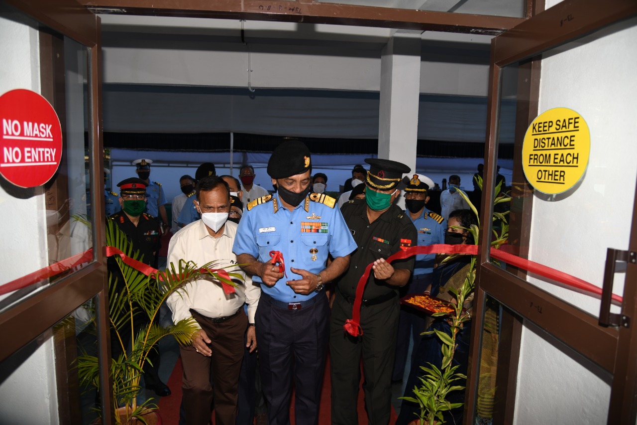 Inauguration of Civilian Married Accommodation at NCHC Powai