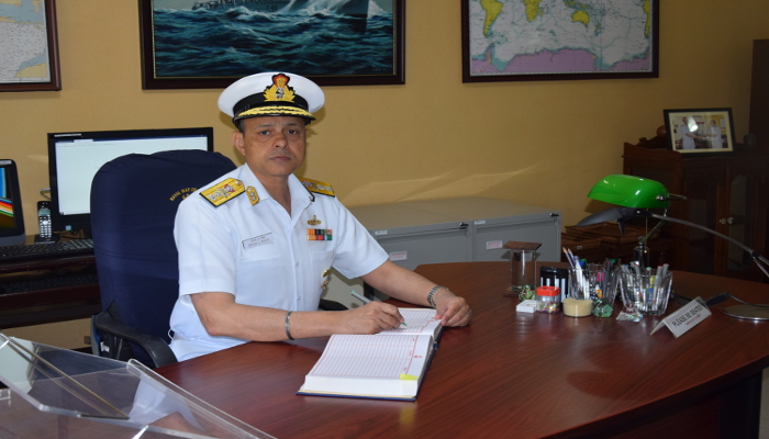 Rear Admiral Sanjay J Singh Assumes Charge as Commandant, Naval War College Goa