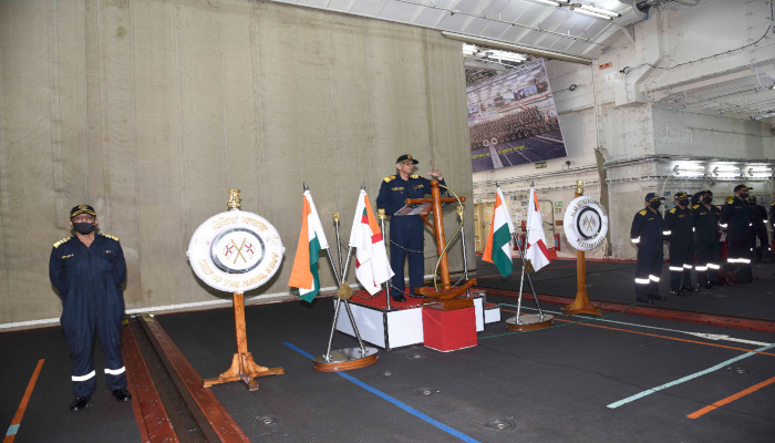 CNS Reviews Operational Readiness at Sea