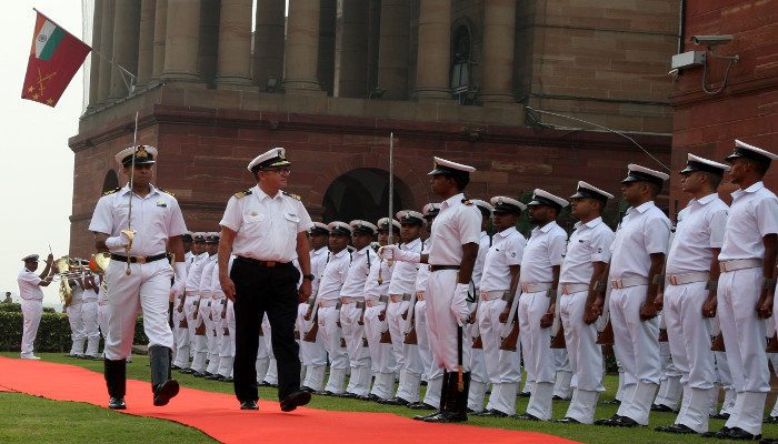 Vice Admiral Andreas Krause, Chief of the German Navy, Visits New Delhi