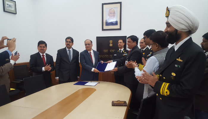 Contract Signing with M/s Goa Shipyard Limited for Acquisition of Two Additional Project 1135.6 Follow-On Ships for Indian Navy