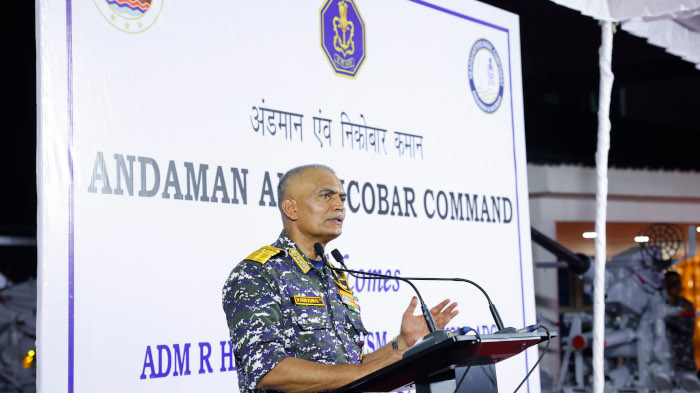 Adm R Hari Kumar Chief of the Naval Staff Visit to Andaman and Nicobar Command (ANC)
