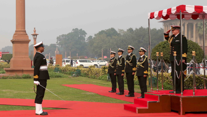RAdm David Proctor, Chief Of Navy Royal New Zealand Navy Visit to India.