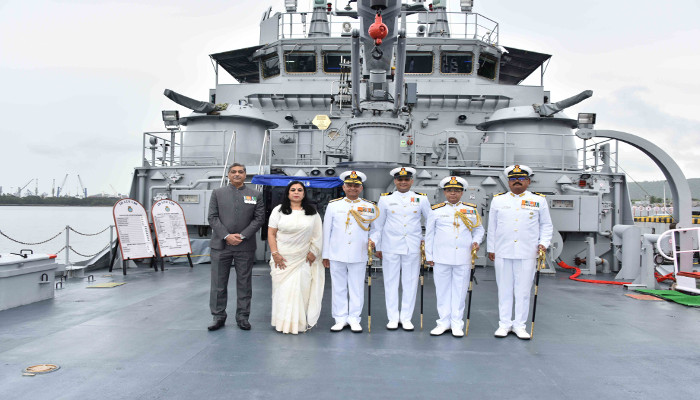 IN LCU L-56 Commissioned into the Indian Navy