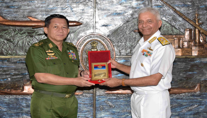 Commander-in-Chief of Defence Services of the Republic of Myanmar visits ENC