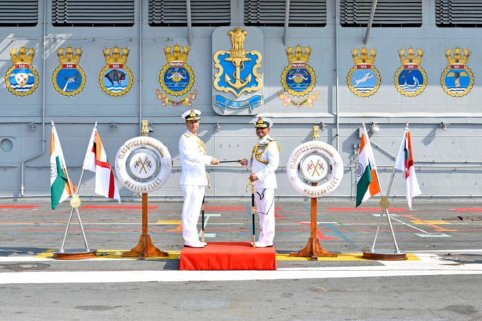 Rear Admiral Ajay Kochhar Assumes Command of The Western Fleet (FOCWF)