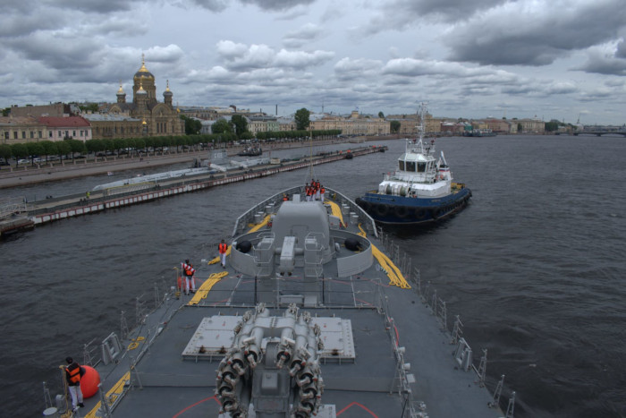 Indian Naval Ship Tabar Arrives at St Petersburg, Russia on Good Will Visit