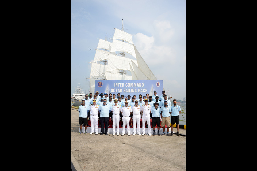 Inter Command Ocean Sailing Race Flagged Off At Kochi