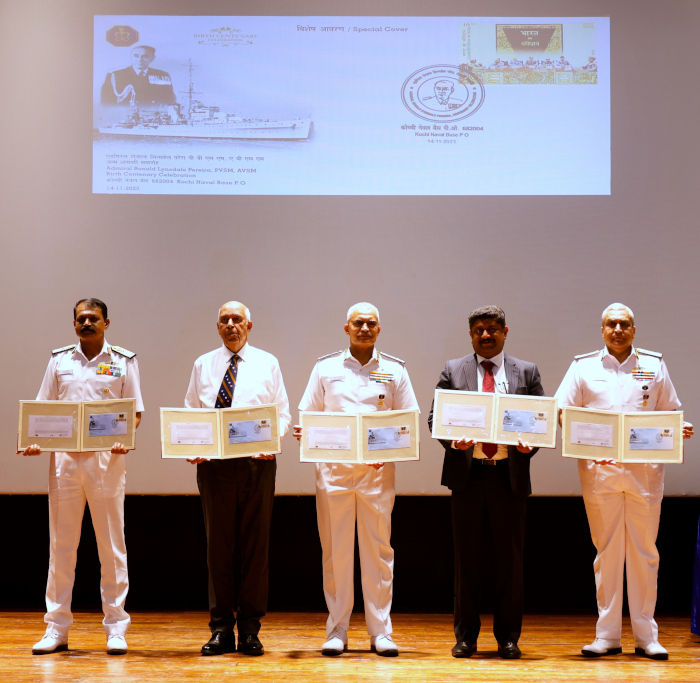 Southern Naval Command commemorates the birth centenary of Admiral (Retd) Ronald Lynsdale Pereira