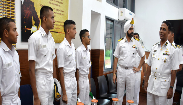 Bangladesh Navy Officers Visit Indian Naval Academy