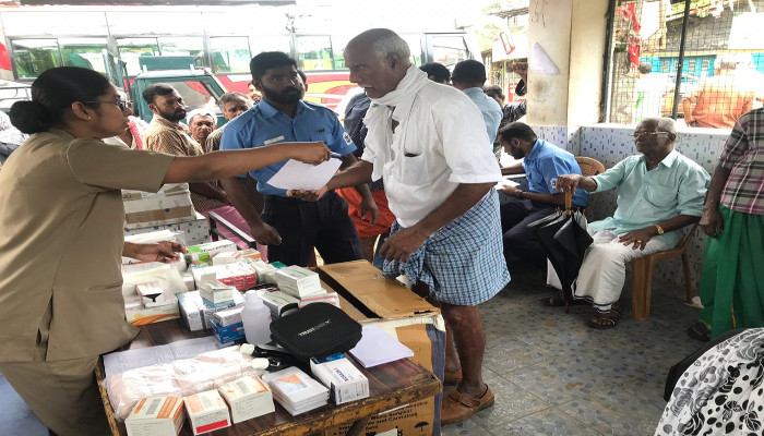 Relief Medical Camp Conducted at Wayanad and Kavvayi by Indian Navy
