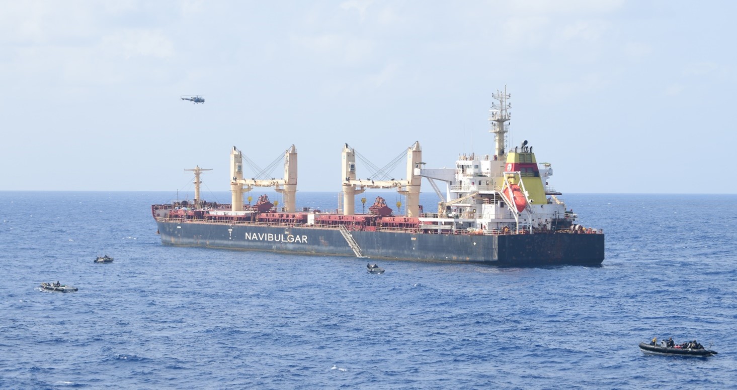  Anti-Piracy Operations Against Pirate Ship MV Ruen by Indian Navy