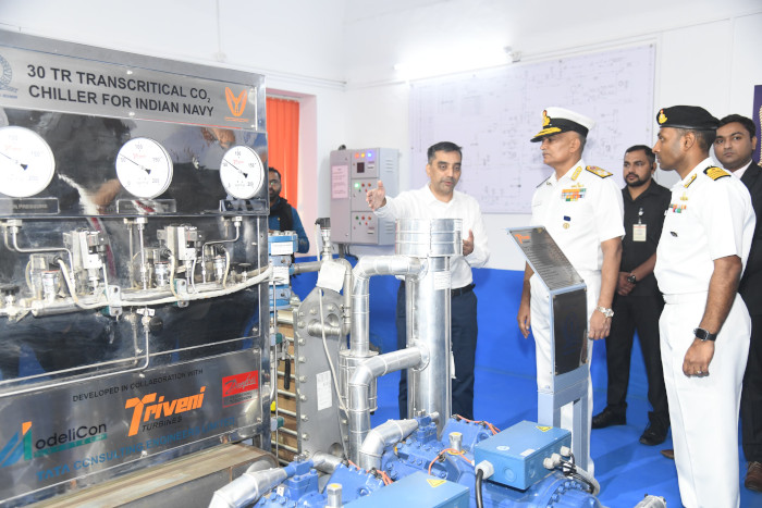 Chief of the Naval Staff inaugurates Revolutionary Clean and Green CO2-based AC Plant at INS Shivaji - leap towards Green Technology